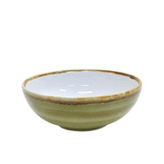 Java Decorated Coupe Bowl Meadow Green 16.8cm 6.5" - Pack of 6