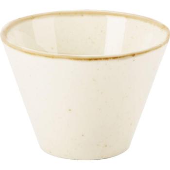 Porcelite Seasons Oatmeal Conic Bowl 5.5cm (5cl) / 2 ¼ (1 ¾ oz) - Pack of 6