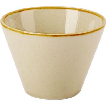 Porcelite Seasons Wheat Conic Bowl 9cm (20cl) / 3 ½ (7 oz) - Pack of 6