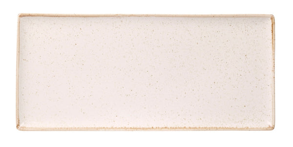Porcelite Seasons Haferflocken-Platten, rechteckig, 35 cm x 15,5 cm, 6 Stück