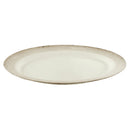 Ovaler Jazz-Teller aus Melamin mit Crackle-Finish-Rand