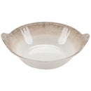 Runde Schüssel aus Melamin „Jazz“ mit Crackle-Finish-Rand und seitlichen Griffen