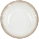 Jazz Round Melamine Bowl with Crackle-Finished Border 18" x 6"