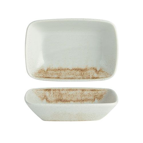 Academy Fusion Tundra Rectangular Dish 17 x 12cm (6½ x 4¾”) - Pack of 6