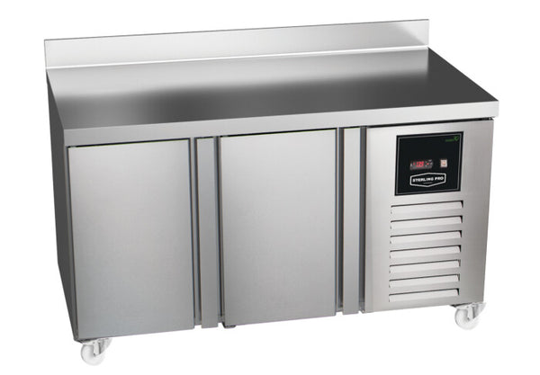 Sterling Pro Green SPI-7-135-20 2 Door Refrigerated Counter with 100mm Splashback
