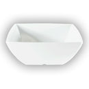 Bol carré classique en mélamine blanc 2700 ml / 90 oz - Paquet de 12