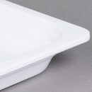 Full Size 1/1" Deep White Anti-Jam Melamine Food Pan