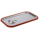 GN 1/1 Stainless Steel Gastronorm Lid with Silicone Seal 530mm x 325mm
