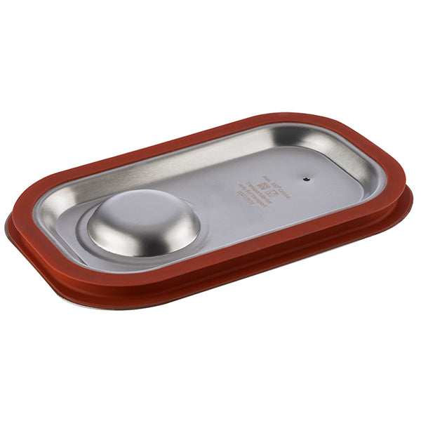 GN 1/4 Stainless Steel Gastronorm Lid with Silicone Seal 265mm x 162mm