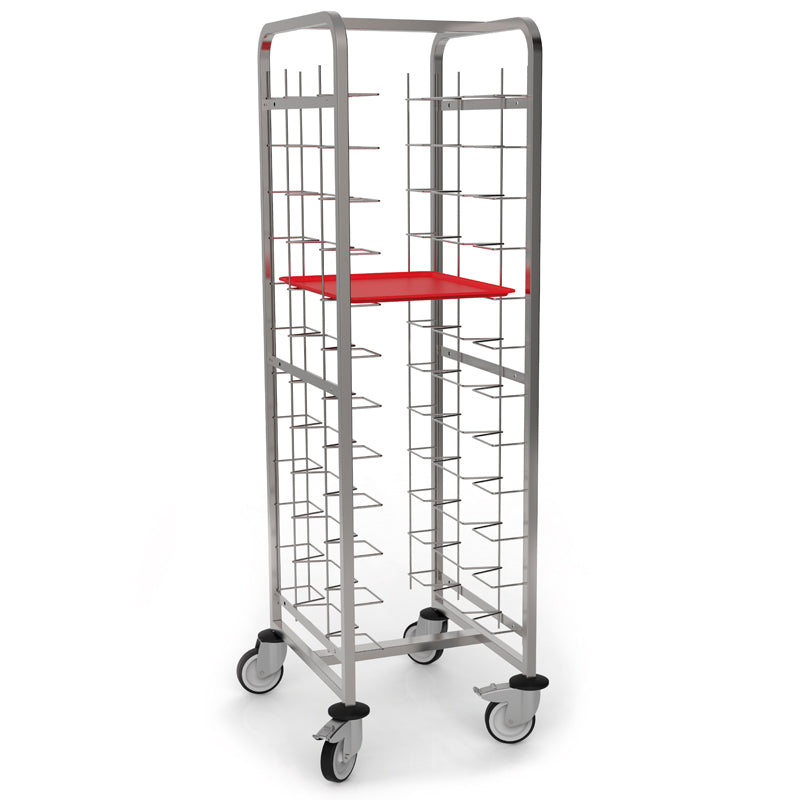 Open Side Self-Service Tray Trolley