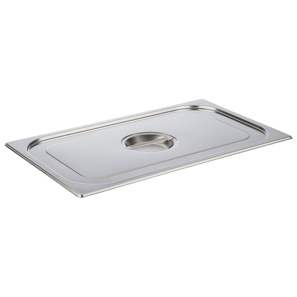 GN 1/1 Stainless Steel Gastronorm Container Lid without notched edge 530mm x 325mm