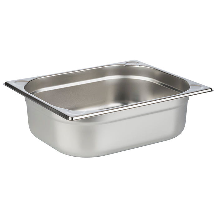 GN 1/2 Stainless Steel Gastronorm Container Pan 100mm Deep