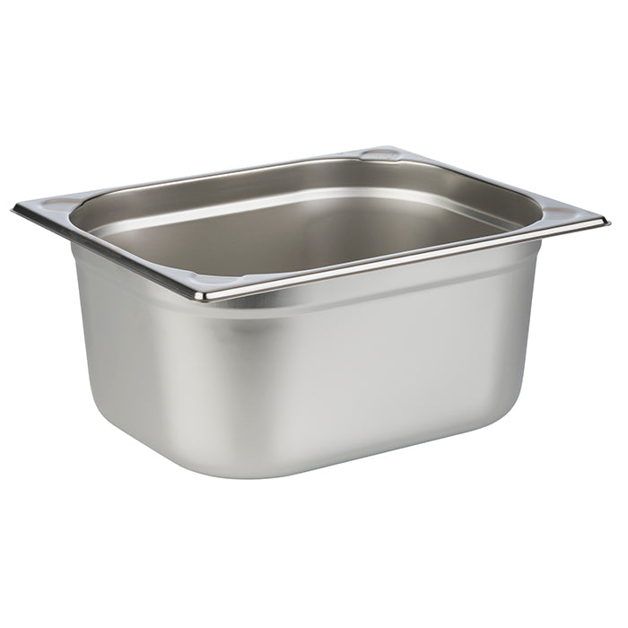 GN 1/2 Stainless Steel Gastronorm Container Pan 150mm Deep