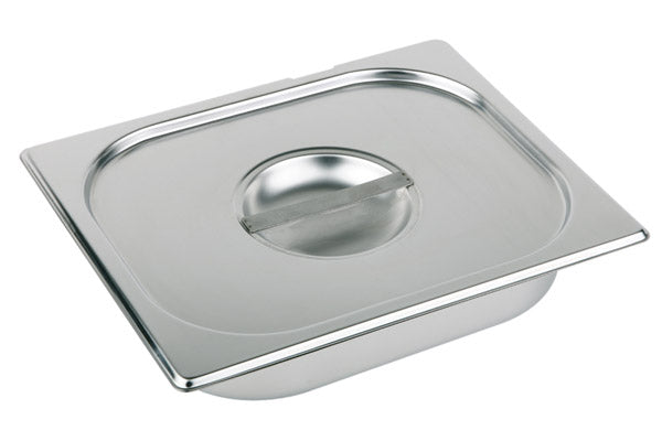 GN 1/2 Stainless Steel Gastronorm Container Lid without notched edge