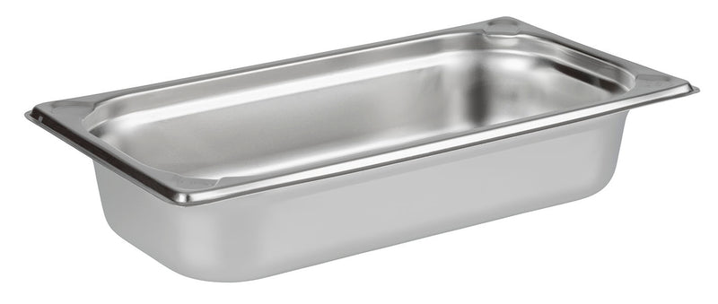 GN 1/3 Stainless Steel Gastronorm Container Pan 65mm Deep