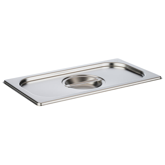 GN 1/3 Stainless Steel Gastronorm Container Lid without notched edge