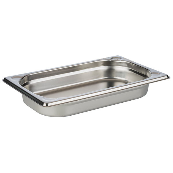 GN 1/4 Stainless Steel Gastronorm Container Pan 40mm Deep