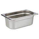 GN 1/4 Stainless Steel Gastronorm Container Pan 100mm Deep