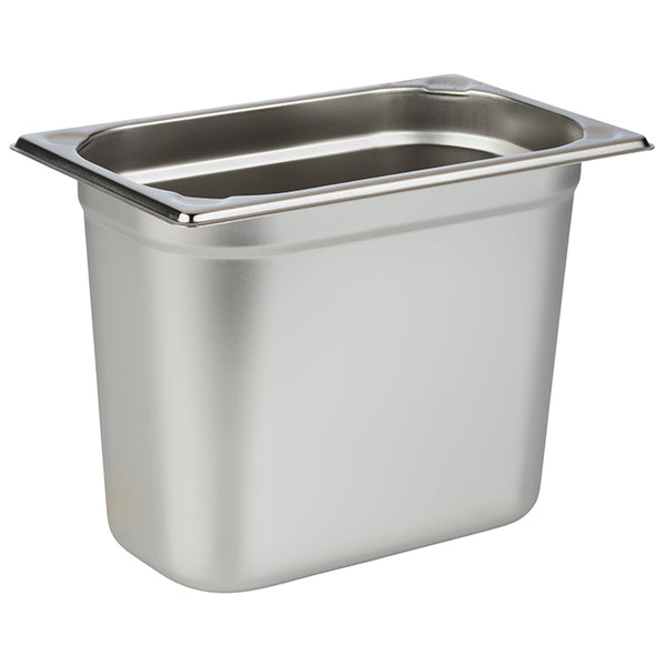 GN 1/4 Stainless Steel Gastronorm Container Pan 200mm Deep