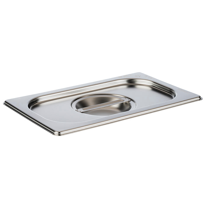 GN 1/4 Stainless Steel Gastronorm Container Lid without notched edge