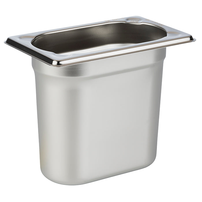 GN 1/9 Stainless Steel Gastronorm Container Pan 150mm Deep