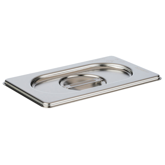 GN 1/9 Stainless Steel Gastronorm Container Lid without notched edge 176mm x 108mm