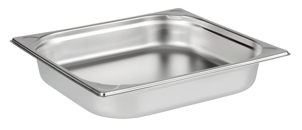 GN 2/3 Stainless Steel Gastronorm Container Pan 65mm Deep