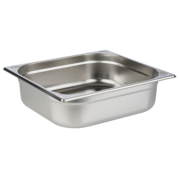 GN 2/3 Stainless Steel Gastronorm Container Pan 100mm Deep