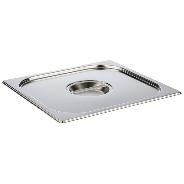 GN 2/3 Stainless Steel Gastronorm Container Lid without notched edge 354mm x 325mm