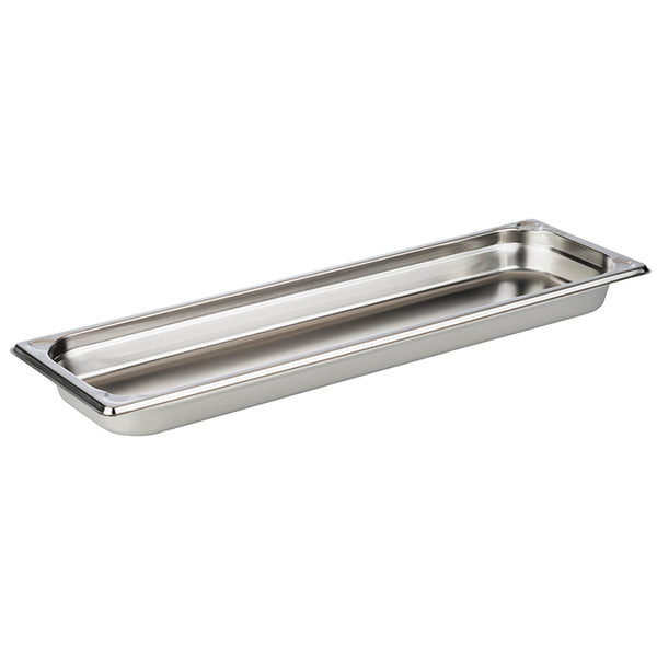 GN 2/4 Stainless Steel Gastronorm Container Pan 40mm Deep