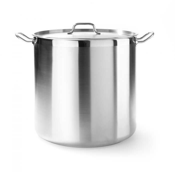 Hendi Budget 18/10 SS Stew Pan high - with lid (50 litre)
