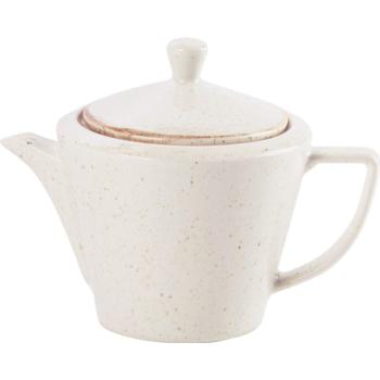 Porcelite Seasons Oatmeal Conic Teapot 50cl / 18 oz- Pack of 6