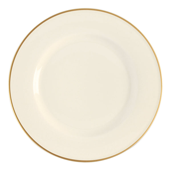Academy Event Gold Band Flat Plate 25cm - Pack of 6