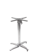 Aluminium all weather table base - Flip top - Dining Height - 730 mm