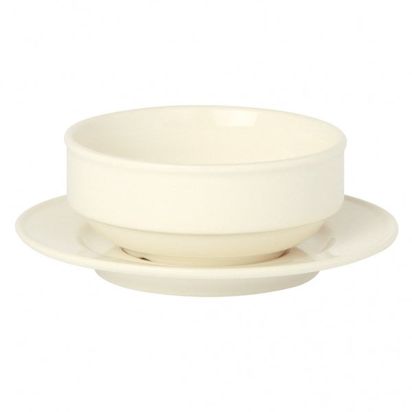 Academy Event stacking Bowl with Saucer - Kitchway.com