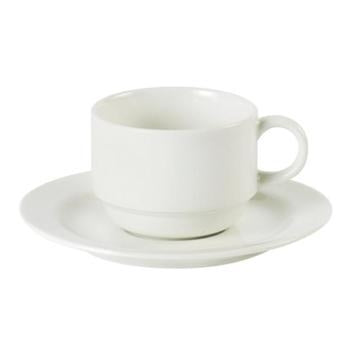 Australian Fine China Prelude Stacking Cup and Saucer - Kitchway.com