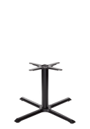 Black cruciform table base - Large - Coffee height - 480 mm