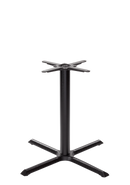Schwarzer kreuzförmiger Tischfuß – groß – Esszimmerhöhe – 730 mm