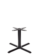 Black cruciform table base - Medium - Coffee height - 480 mm