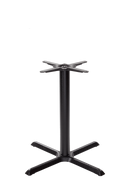 Black cruciform table base - Medium - Dining height - 730 mm
