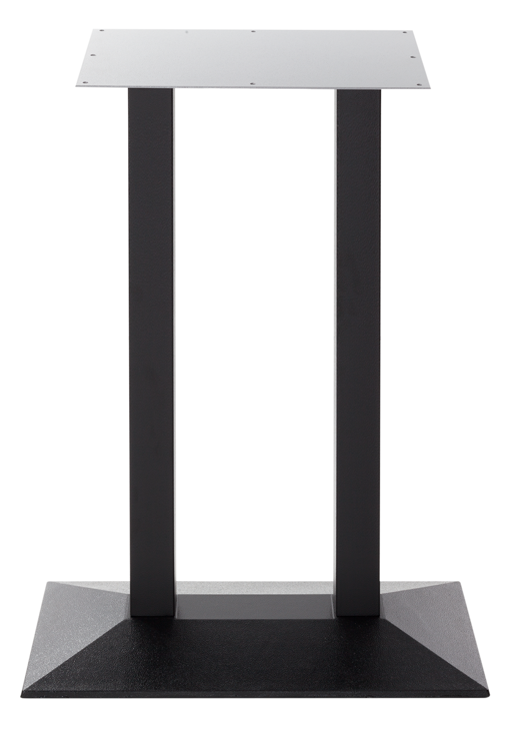 Twin Pyramid Table Base – Dining Height