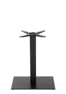 Black cast iron rectangular table base - Single - Dining height - 730 mm