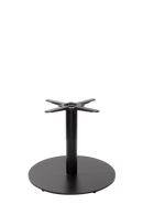 Black cast iron round table base - Large - Coffee height - 480 mm