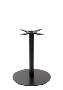 Runder Tischfuß aus schwarzem Gusseisen – groß – Esszimmerhöhe – 730 mm