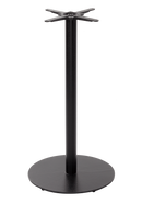 Runder Tischfuß aus schwarzem Gusseisen – groß – Poseur-Höhe – 1050 mm