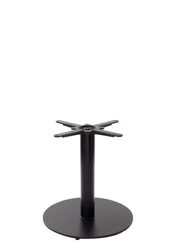 Black cast iron round table base - Medium/Large - Coffee height - 480 mm