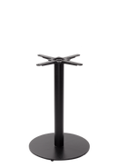 Runder Tischfuß aus schwarzem Gusseisen – Mittel/Groß – Esszimmerhöhe – 730 mm