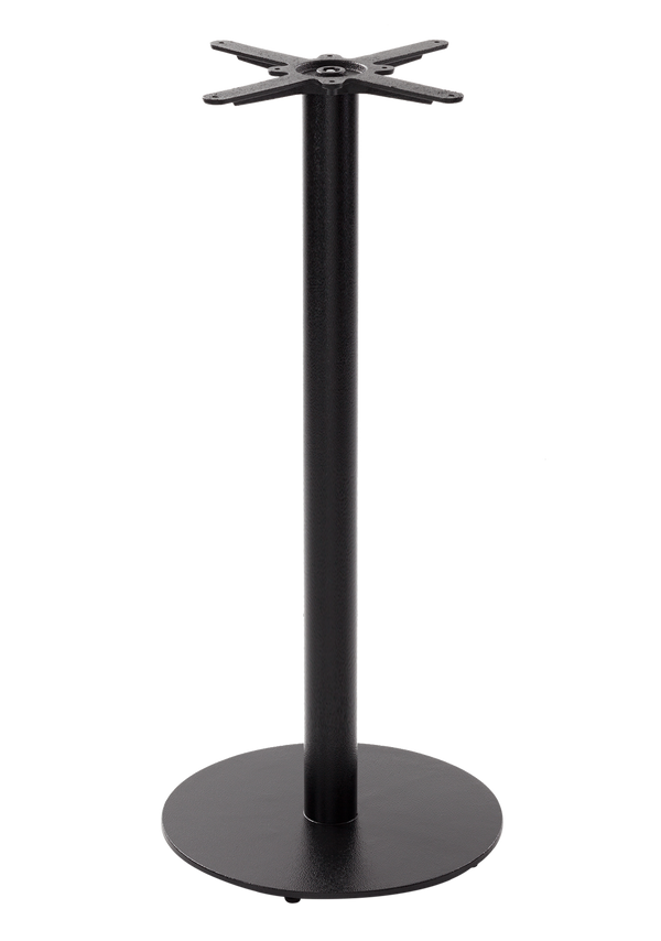 Black cast iron round table base - Medium/Large - Poseur height - 1050 mm