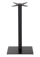 Rechteckiger Tischsockel aus schwarzem Gusseisen – Single – Poseur-Höhe – 1050 mm