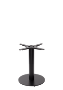Runder Tischfuß aus schwarzem Gusseisen – Klein – Kaffeehöhe – 480 mm